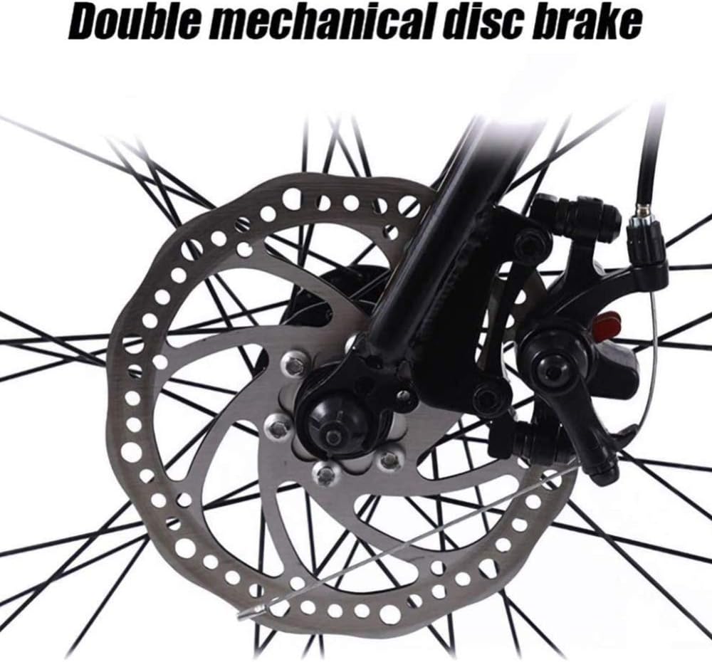 Men's Mountain Bike 21-Speed 29 Inches Front Suspension Double Disc Brake - C