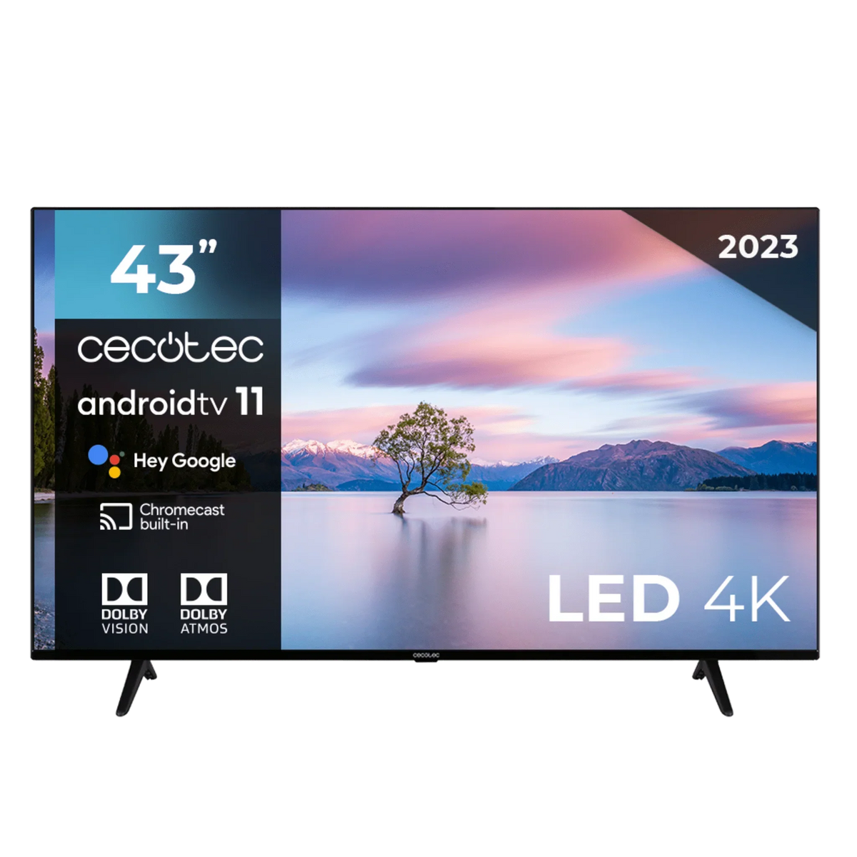 Cecotec LED Television 43 inch 4K UHD Android TV - ALU10043S