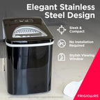 Frigidaire Stainless Steel Portable Countertop Ice Maker - 26 Lbs Daily