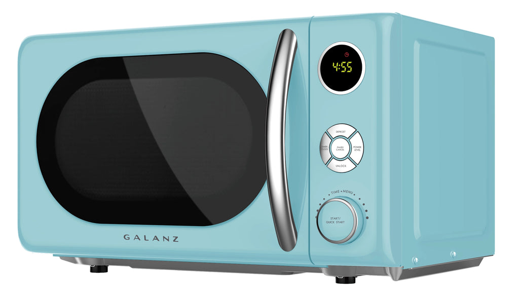 Galanz Retro Countertop Microwave Oven 0.7 Cu ft, 700 Watts, Blue - GLCMKA07BER-07A