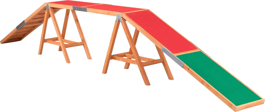 TRIXIE Dog Agility Dogwalk - 456 cm x 64 cm x 30 cm