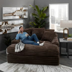 Nestle Recliner With Dual Cupholders And Charging Ports - 66 x 64 x 37 in
