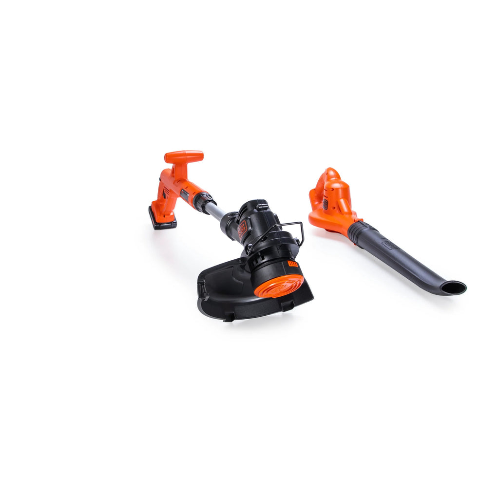 BLACK+DECKER 20V MAX Lithium 10 In. String Trimmer/Edger And Hard Surface Sweeper Combo Kit - LCC221