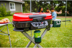 Portable Stand-Up Propane Grill, Black, 3 Burners - 285