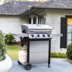 Char-Broil Performance 4-Burner Liquid Propane Gas Grill, Stainless Steel - 463377319