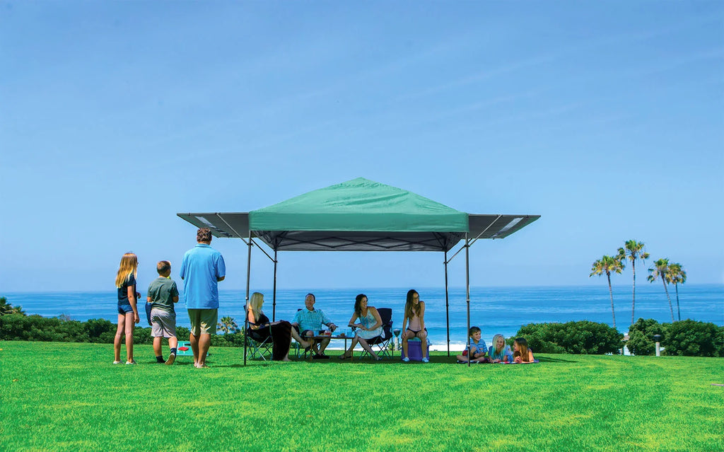 Quik Shade 10 x 17 Straight Leg Pop-Up Canopy - Turquoise