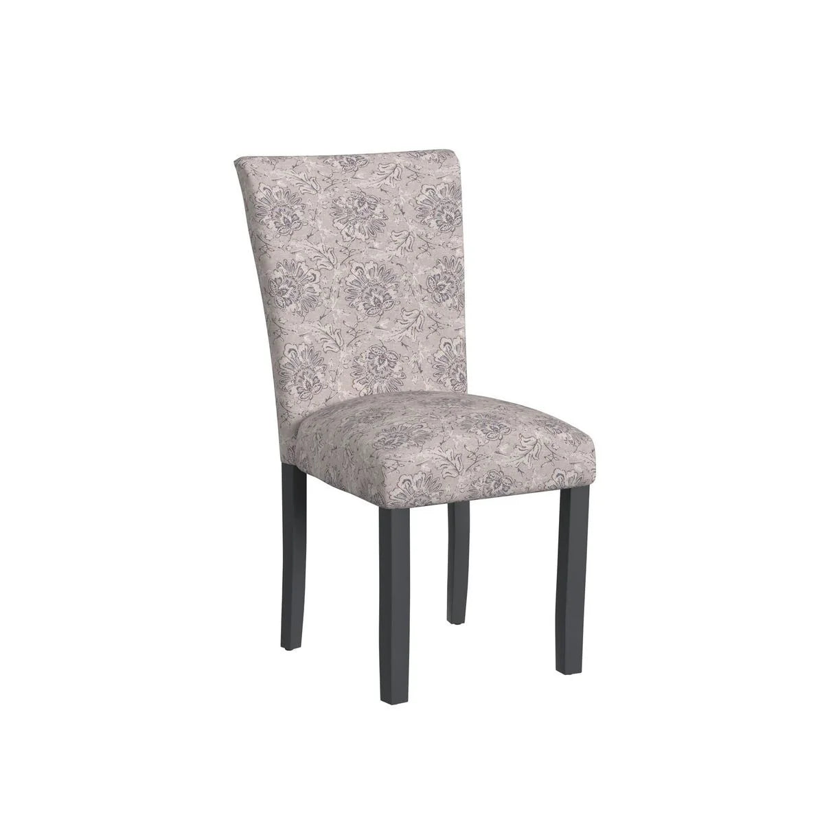 Set Of 2 Upholstered Parsons Dining Chairs, 38 in H x 19 in W x 23.5 in D