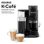 Keurig K-Cafe Essentials Single Serve K-Cup Pod Coffee Maker With Milk Frother, Black