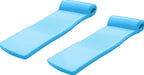 TRC Recreation Pool Lounger Float 34in L x 30in W, 2 Pack - Super Soft Ultra Sunsation