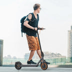 Electric Scooter 10 Inch Solid Tires, 500W, Dual Suspension