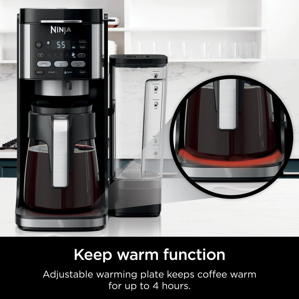 Ninja DualBrew Hot & Iced Coffee Maker, Single-Serve And 12-Cup Drip - CFP101