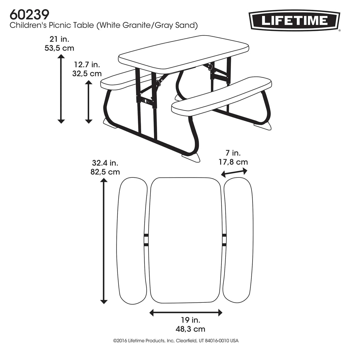 Lifetime Children's Picnic Table - 60239