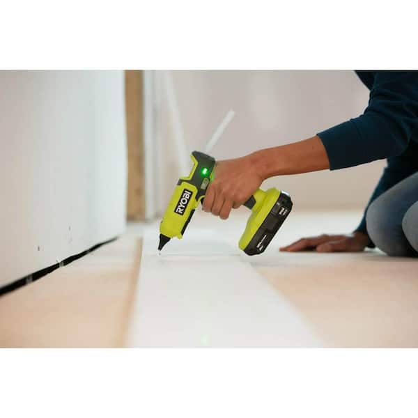 RYOBI ONE+ 18V Cordless 2-Tool Combo Kit With Rotary Tool Station, Glue Gun, 2.0 Ah Battery And Charger - PCL480 P307