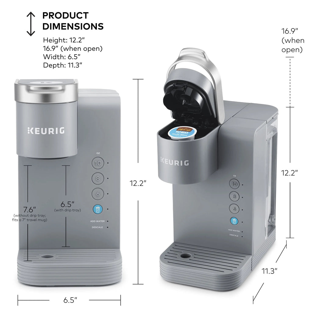Keurig Single-Serve K-Cup Pod Coffee Maker, White - K-Iced Essentials