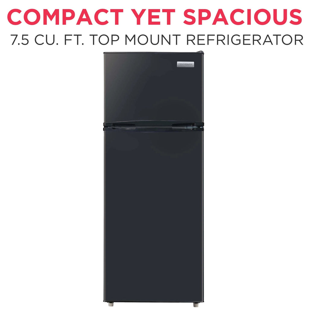Frigidaire 7.5 Cu. Ft. Top Mount Refrigerator - Black