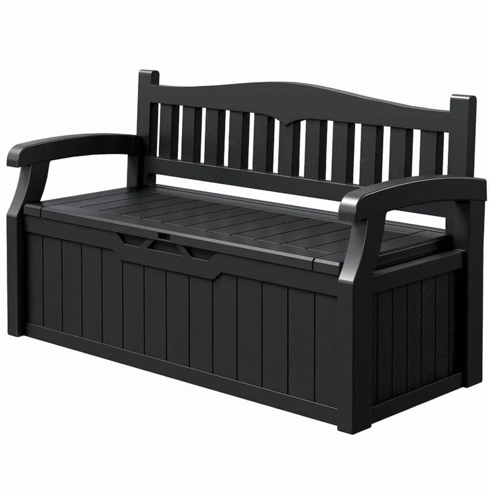 Devoko 82 Gallon Outdoor Storage Patio Bench And Deck Box