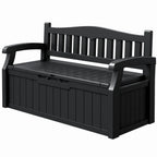 Devoko 82 Gallon Outdoor Storage Patio Bench And Deck Box