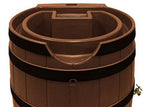 Good Ideas Rain Barrel, 65 Gallon, Terra Cotta - Rain Wizard 65