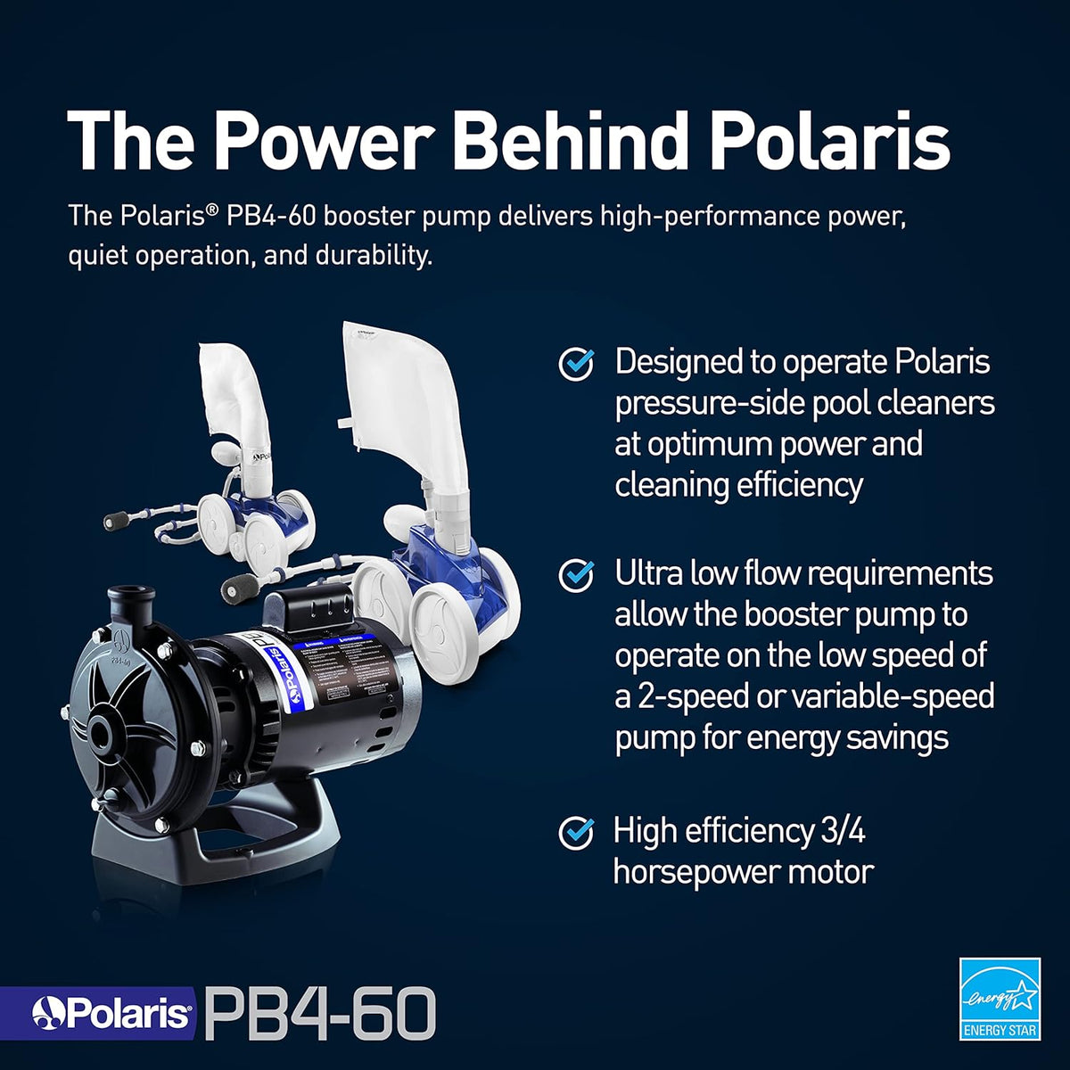 Polaris Booster Pump With 60-Hertz Motor - PB4-60