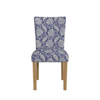 Set Of 2 Upholstered Parsons Dining Chairs, 38 in H x 19 in W x 23.5 in D
