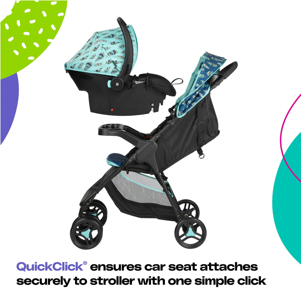 Cosco Kids Lift & Stroll DX Travel System, Gray Arrows - DX