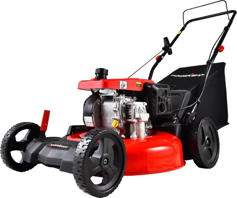 PowerSmart Gas Push Lawn Mower, 209cc, 21-inch, 3-in-1, 8-inch Rear Wheels - DB2194PH