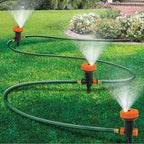 Domestify Portable Sprinkler Set - 3 Heads, 5 Spray Settings