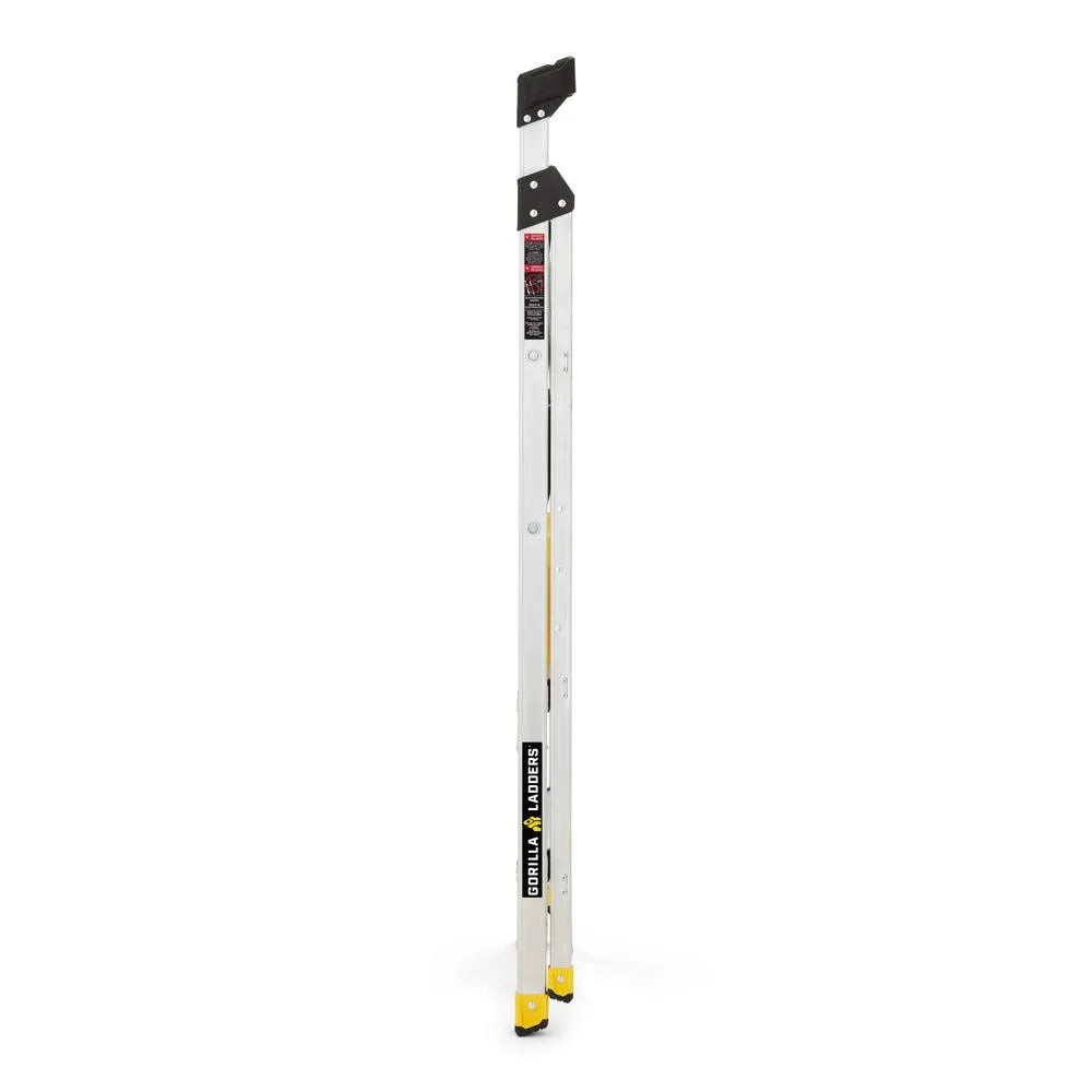 Gorilla Ladders Aluminum Dual Platform Heavy-Duty Ladder With Project Bucket, 5.5 ft, 300 lb Capacity - Multicolor