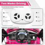 Licensed Lamborghini SVJ Kids Ride-On Car, 12V Battery Powered - Red, White, Black, Green Or Pink