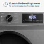Bomann Washing Machine 8 kg / 1400 U/min / 15 Wash Programs / LED Display