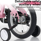 Baprem Girls' Bicycle, 18 Inch, Pink - Single Speed