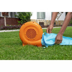 Up, In and Over Wonder Hoops 10ft Inflatable Bounce House Park With Basketball And Slide