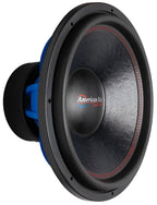 American Bass 18 Inch Subwoofer, 2000W RMS, Dual 1 Ohm Voice Coil, Black, Kevlar Cone