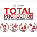 ELEMENT E50 Fire Extinguisher, 50 Second Discharge - 40050