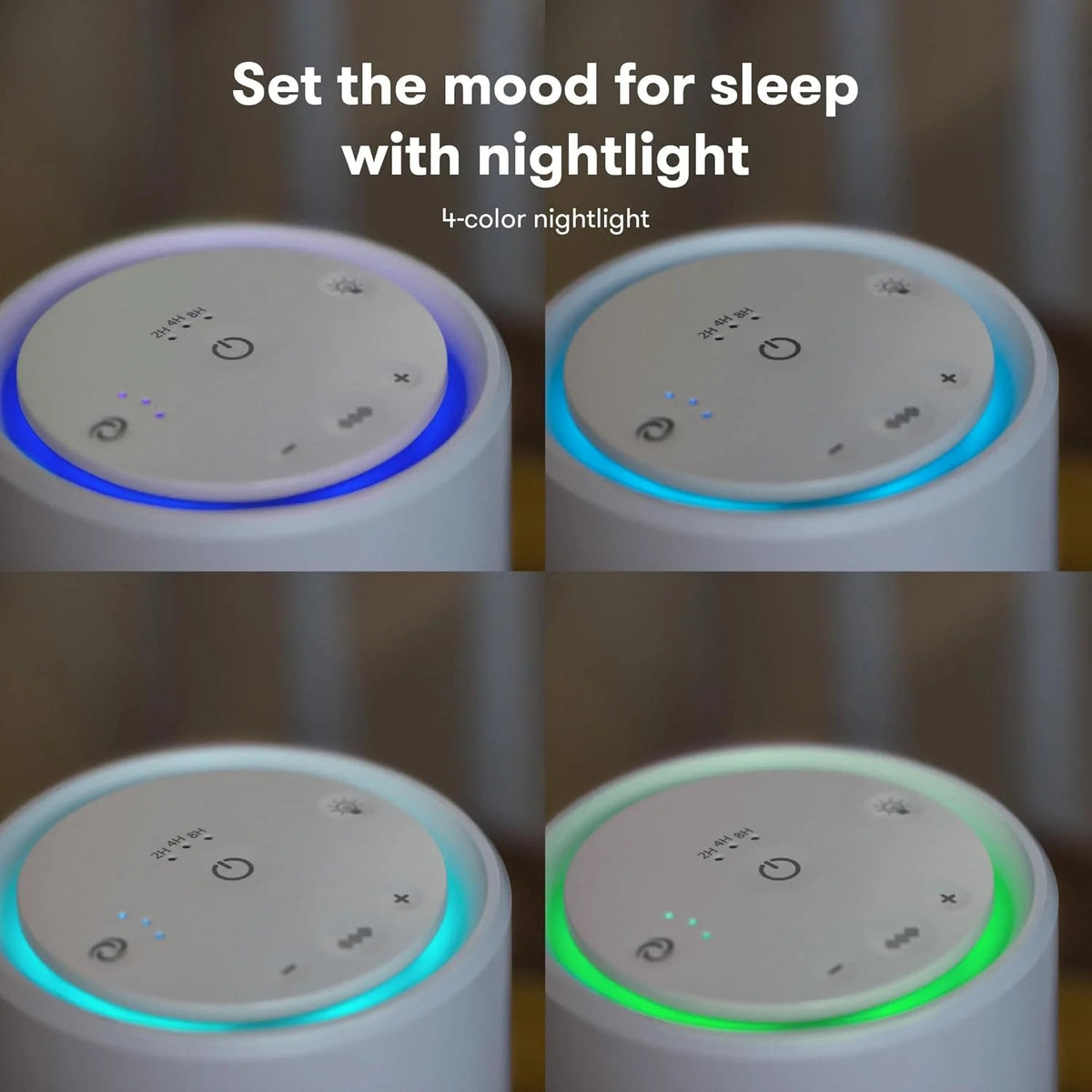 3-in-1 Baby Air Purifier With Sound Machine, HEPA Filter And Nightlight
