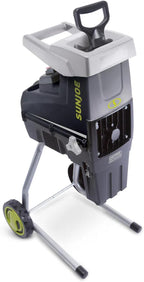 Electric Silent Wood Chopper/Deburr Machine, 15 Amp, 1.7 Inches, 21:1, 7 Inch Wheels - Green