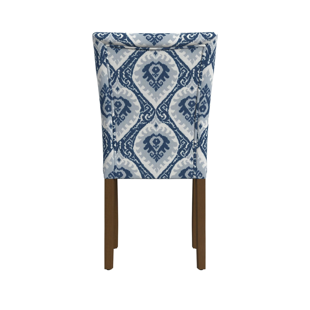 Set Of 2 Upholstered Parsons Dining Chairs, 38 in H x 19 in W x 23.5 in D
