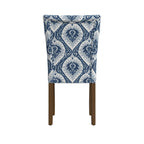Set Of 2 Upholstered Parsons Dining Chairs, 38 in H x 19 in W x 23.5 in D