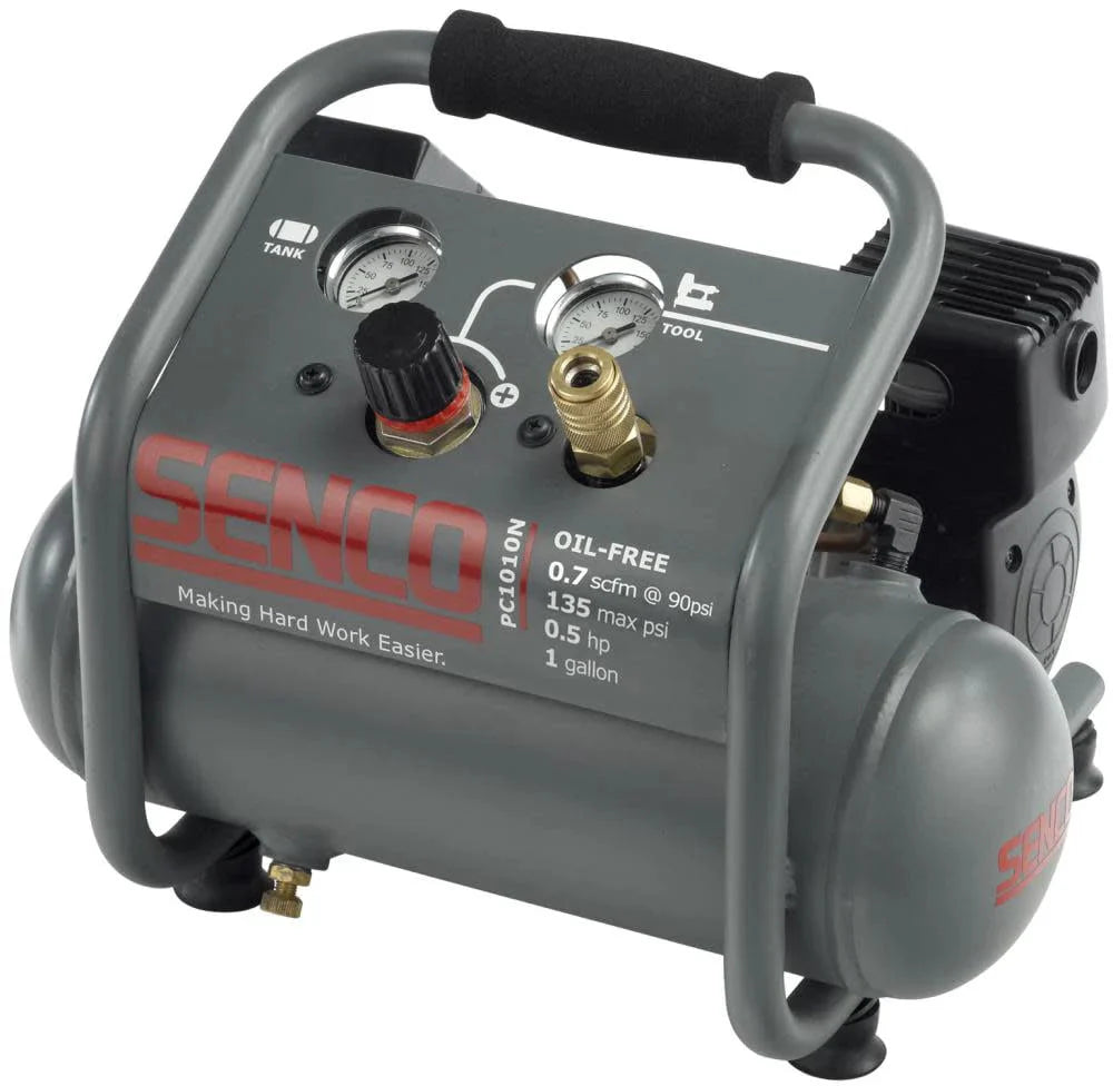 Senco Finish/Trim Air Compressor, 1 Gal., 1/2 HP - PC1010N