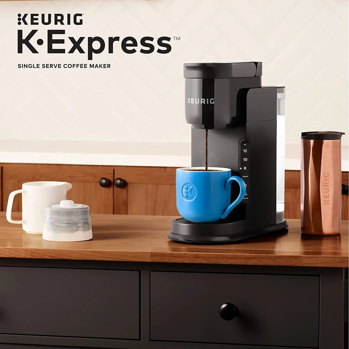 Keurig Single Serve K-Cup Pod Coffee Maker, Black - K-Express