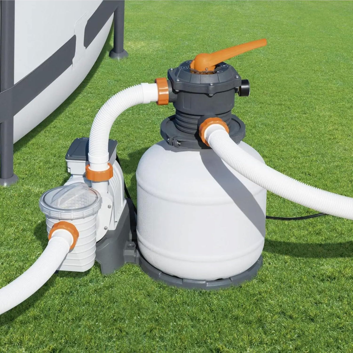 Sand Filter Pump 2,200 GPH For Above-Ground Pools