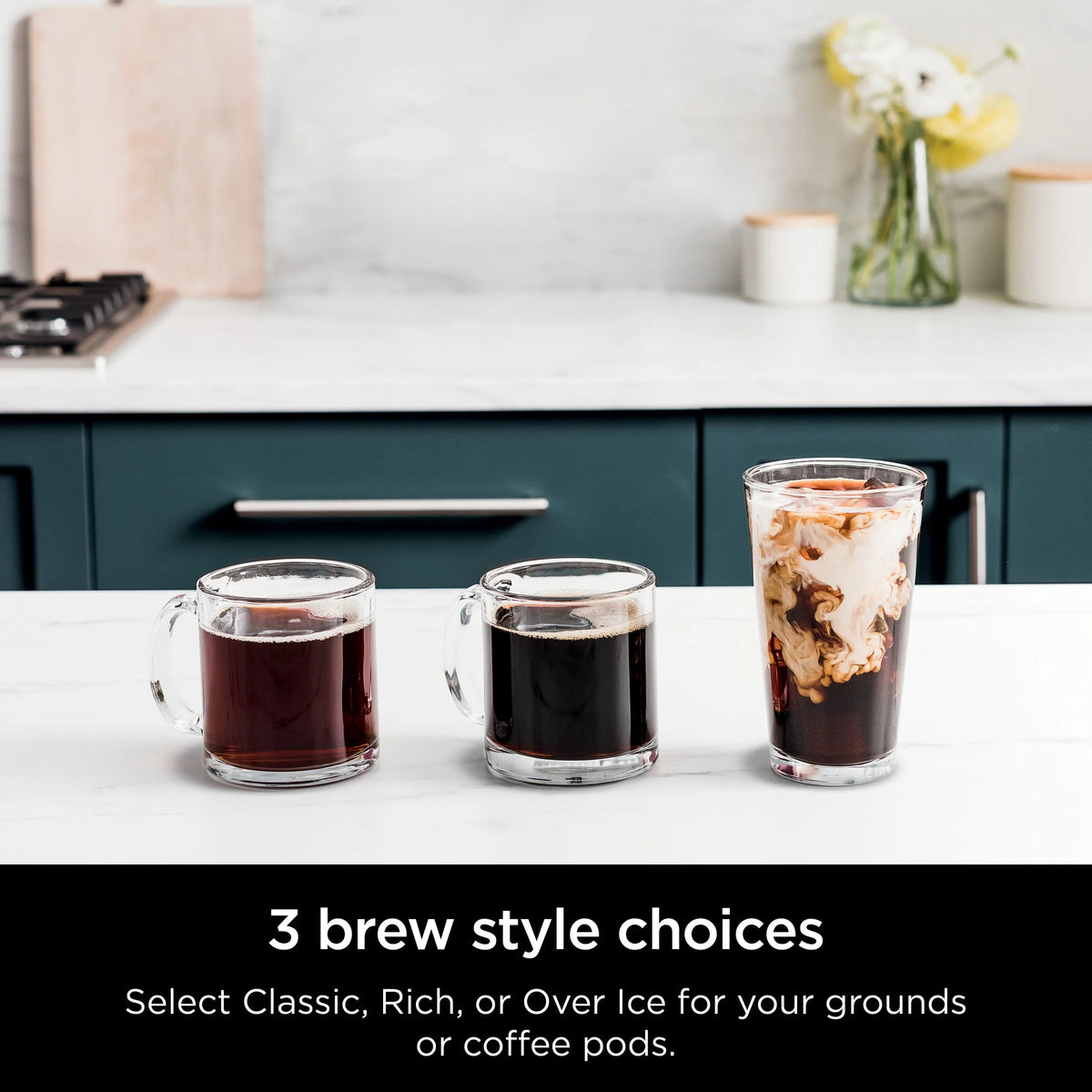 Ninja DualBrew Hot & Iced Coffee Maker, Single-Serve And 12-Cup Drip - CFP101