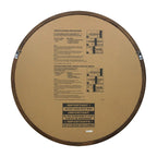 Classic Farmhouse Round Wooden Frame Wall Mirror - 24-inches, 28-inches, 32-inches