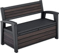 Keter Outdoor Storage Bench, 265 L, Resin, Graphite Grey, 140 x 60 x 84 cm - Eden