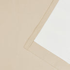 Blackout Single Window Curtain Panel, Back Tab And Rod Pocket, 100% Cotton