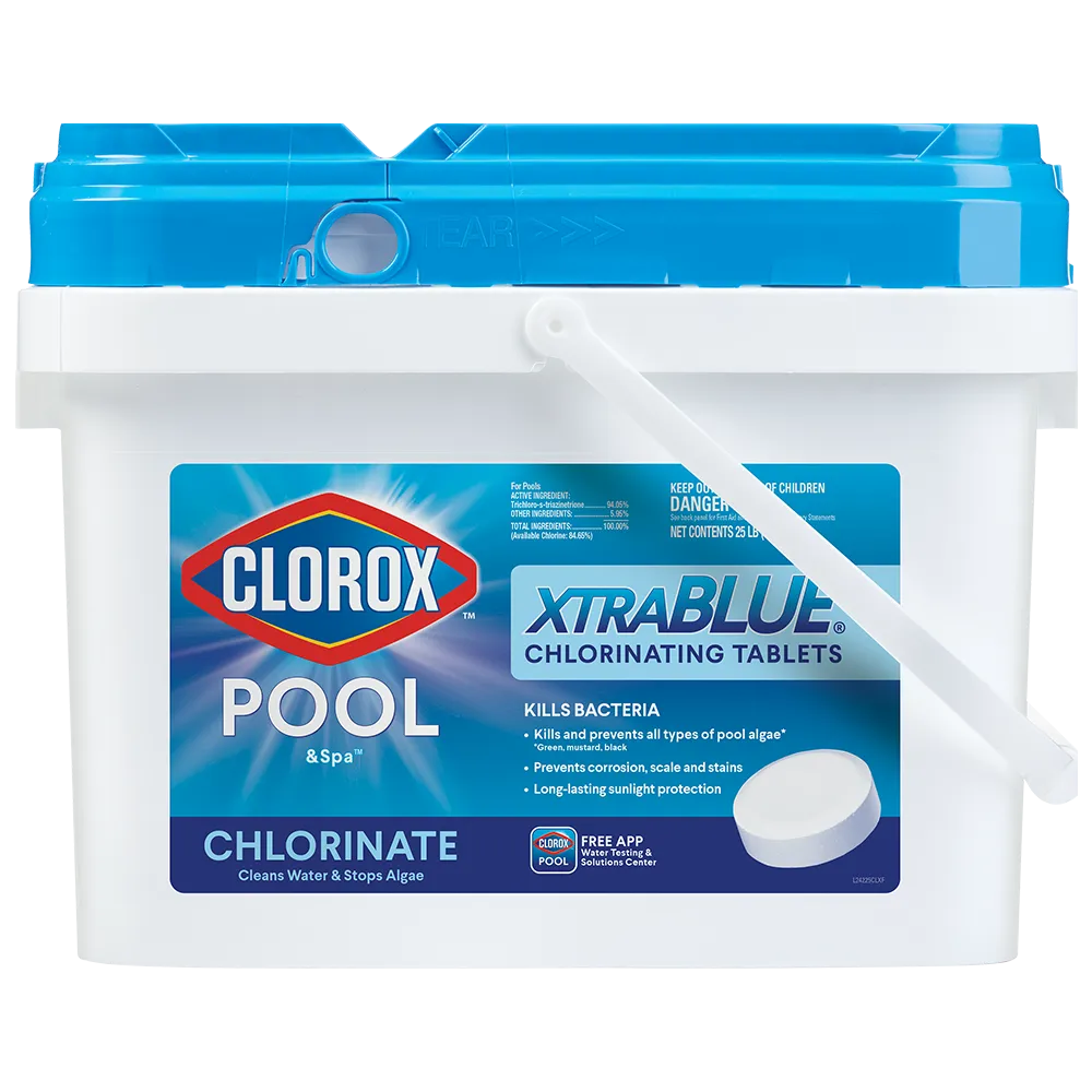 Clorox Chlorinating Tablets For Swimming Pools, 25lb