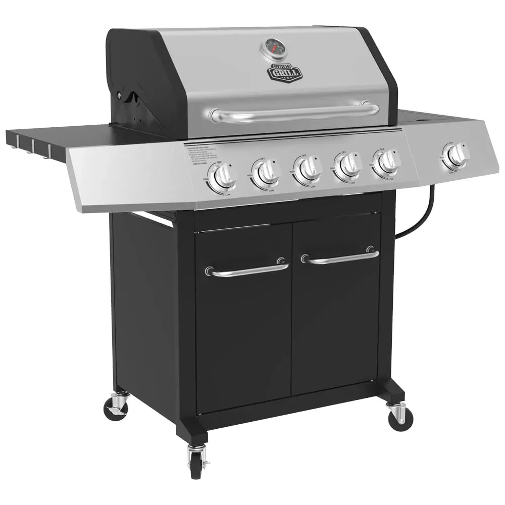 Expert Grill 5-Burner Propane Gas Grill With Side Burner - 720-0968C
