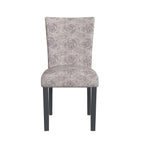 Set Of 2 Upholstered Parsons Dining Chairs, 38 in H x 19 in W x 23.5 in D