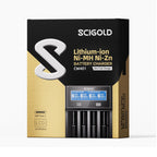 Scigold Ni-Zn/Ni-MH/Li-ion 4-Slot Battery Charger With LCD Display - CW401