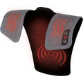 HoMedics Comfort Pro Elite Vibration Heated Shoulder Massager Wrap, Plush Fabric, 2 Speeds - NMS-450H